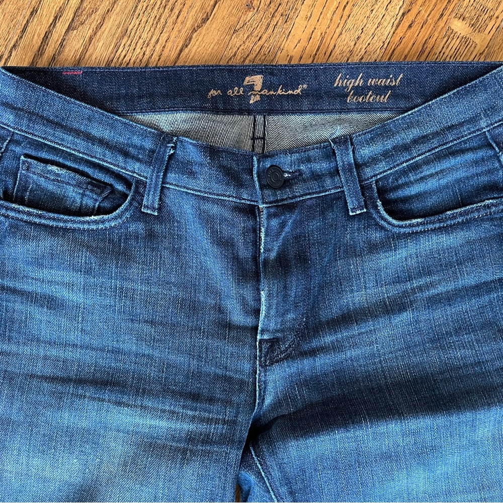 7 For All Mankind Womens Jeans 28x34” Bootcut, High Waist